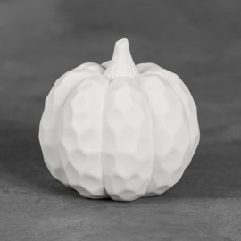 Ceramic Bisque Round Hammered Pumpkin - Case of 4